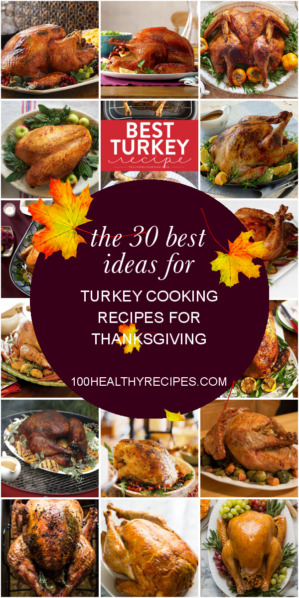 The 30 Best Ideas for Turkey Cooking Recipes for Thanksgiving Best